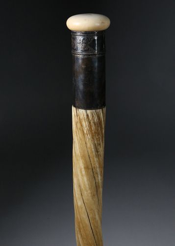WHALEMAN MADE ANTIQUE NARWHAL