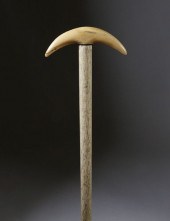 WHALEMAN MADE "C" GRIP CANE, C