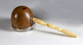 WHALEMAN MADE IVORY, SILVER AN