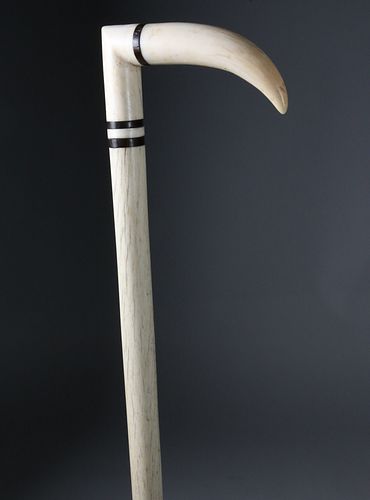 WHALEMAN MADE "L" GRIP CANE,