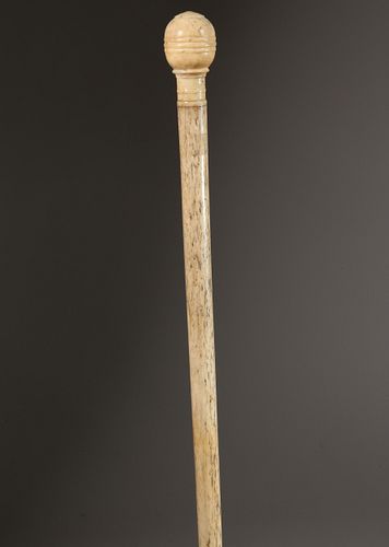 WHALEMAN MADE LADY'S WALKING STICK,