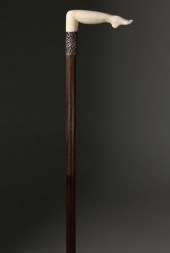 WHALEMAN MADE NAUGHTY LEG CANE