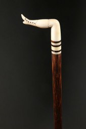 WHALEMAN MADE NAUGHTY LEG CANE