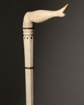 WHALEMAN MADE NAUGHTY LEG CANE