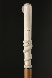 WHALEMAN MADE SERPENT CANE, 19