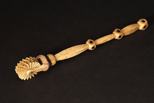 WHALEMAN MADE THREE-WHEEL WHALEBONE