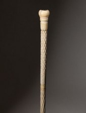 WHALEMAN MADE WALKING STICK, C