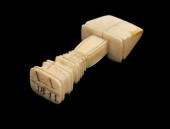 WHALEMAN MADE WHALE IVORY SEAM