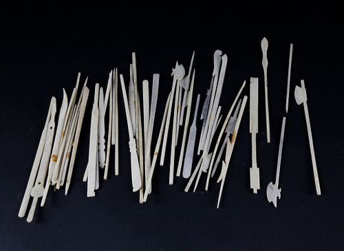 WHALER MADE SET OF 42 WHALEBONE