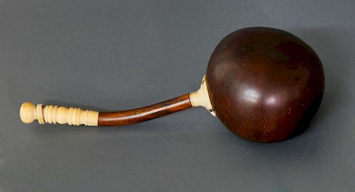 WHALER MADE WALRUS IVORY COCONUT