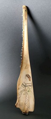 WHALER SCRIMSHAWED AND POLYCHR
