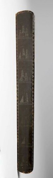 WHALER SCRIMSHAWED BALEEN BUSK