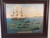 WHALING SHIP WANDERER OIL PAIN