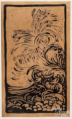 WHARTON ESHERICK WOODBLOCK,