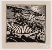 WHARTON ESHERICK WOODBLOCKWhar