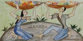 WHEDON, FARMERS WITH PRODUCE,