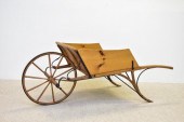 Wheel barrow of oak and pine w