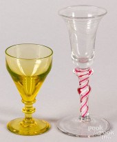 WHEEL CUT BLOWN AIR TWIST WINE