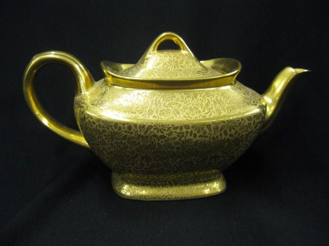 Wheeling Gold Encrusted China
