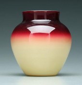Wheeling peachblow vase, gloss