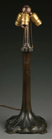 WHELEY PATINATED METAL TABLE L