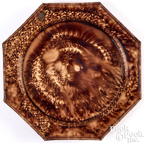 WHIELDON TYPE TORTOISESHELL GLAZE