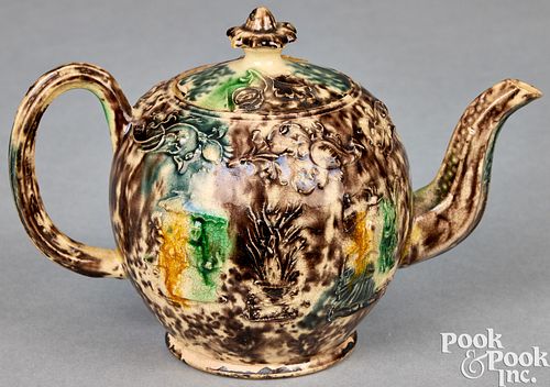WHIELDON TYPE TORTOISESHELL GLAZE