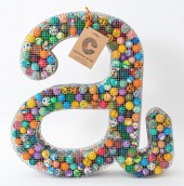 WHIMSICAL "A" MONOGRAM SCULPTU
