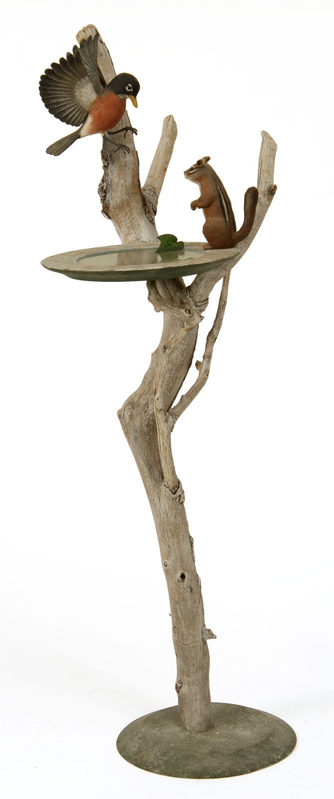 WHIMSICAL CARVING OF A BIRD