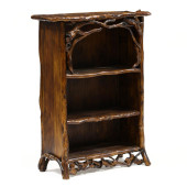 WHIMSICAL ROOTWOOD BOOKSHELF<b