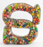WHIMSICAL "S" MONOGRAM SCULPTU