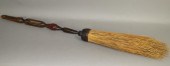 WHIMSY CARVED HANDLED HEARTH B