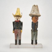 WHIRLIGIG COWBOY FIGURESA pair