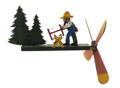 WHIRLIGIG FOLK ART WEATHERVANE