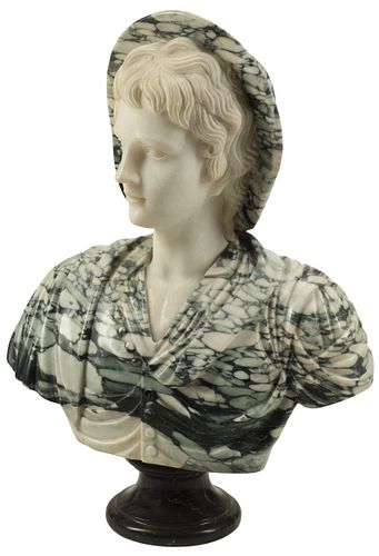 WHITE &AMP; VARIEGATED GREEN MARBLE