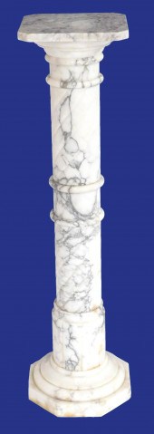 WHITE AND GREY VARIEGATED MARB