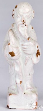WHITE DELFTWARE CHINAMAN, EARL