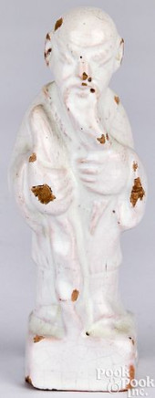 WHITE DELFTWARE CHINAMAN, EARL
