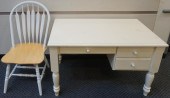 WHITE ENAMEL SINGLE PEDESTAL S
