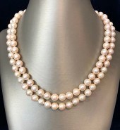 WHITE FRESH WATER PEARL DOUBLE