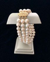WHITE FRESH WATER PEARL TRIPLE