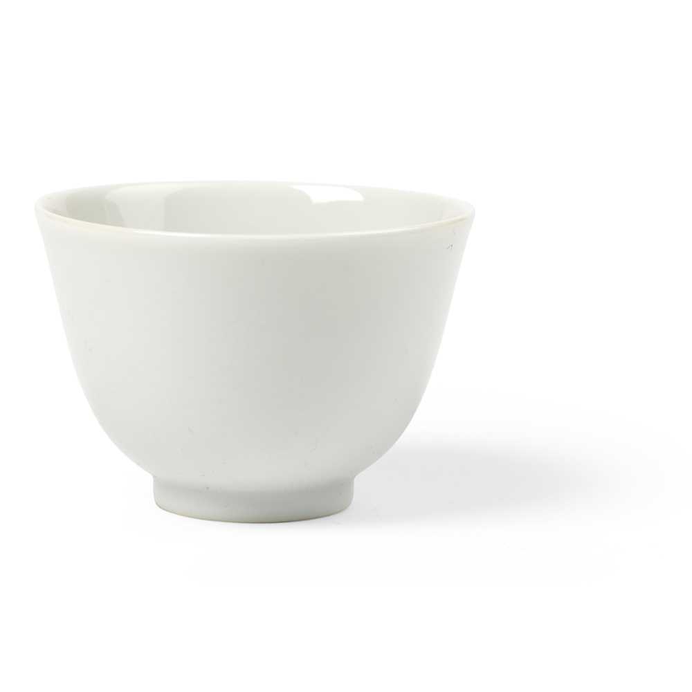 WHITE-GLAZED 'ANHUA' WINE CUP