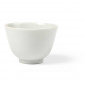 WHITE-GLAZED 'ANHUA' WINE CUP