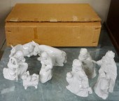 WHITE GLAZED PORCELAIN NATIVIT