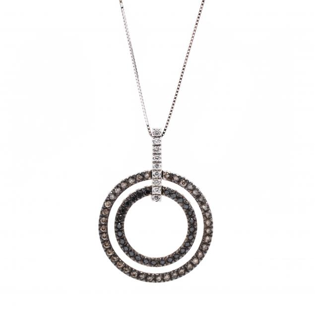 WHITE GOLD AND DIAMOND DOUBLE