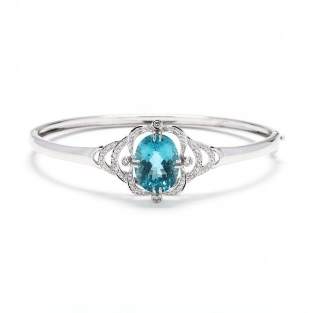 WHITE GOLD, APATITE, AND DIAMOND