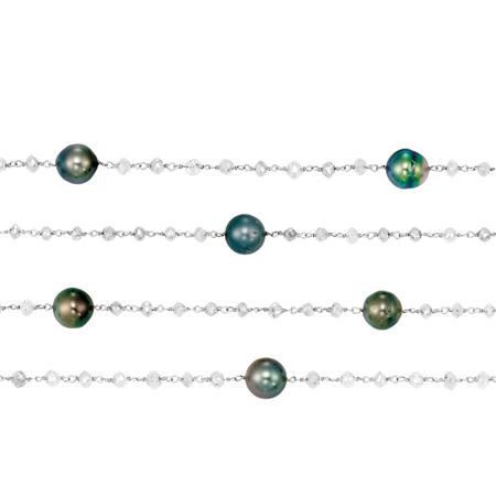 White Gold, Black Cultured Pearl