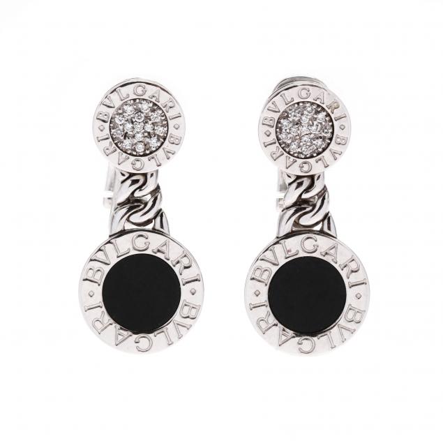 WHITE GOLD, DIAMOND, AND BLACK ONYX