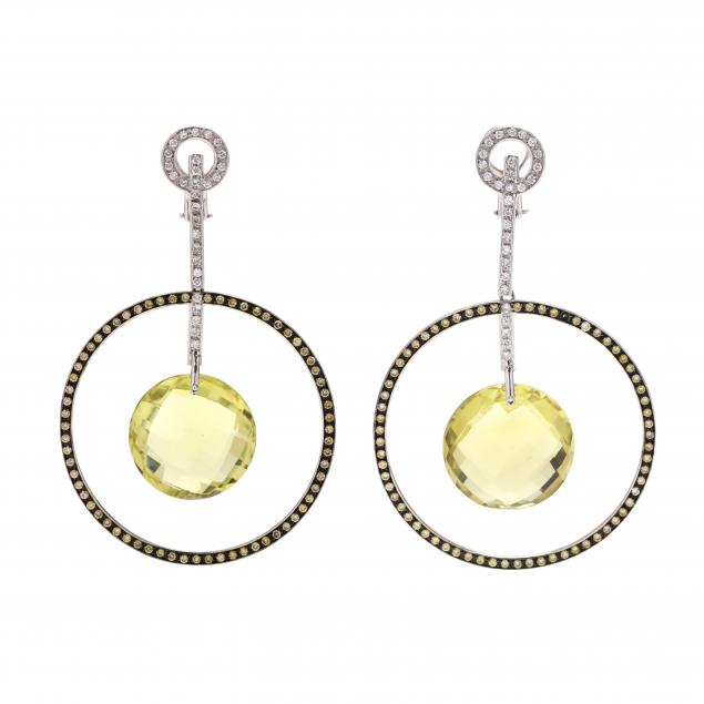 WHITE GOLD, QUARTZ, AND DIAMOND