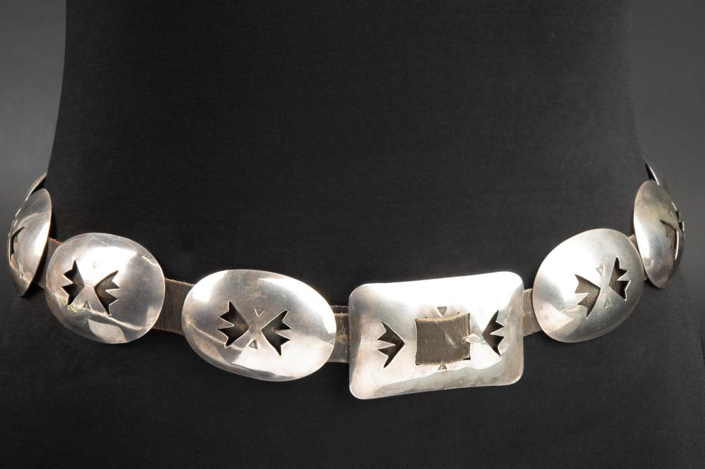 WHITE HOGAN DESIGN STAMPED, CUT-OUT